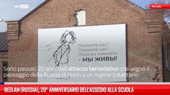 Russia, cerimonia di commemorazione nel ventennale dalla strage di Beslan