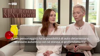 embargo Venezia 81: Tilda Swinton in "The room next door"