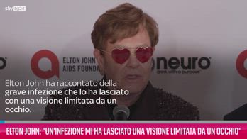 VIDEO Elton John ha avuto un'infezione ad un occhio