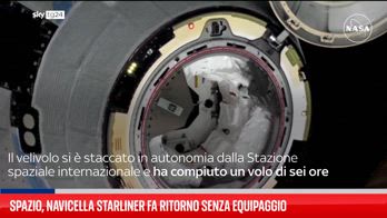 Spazio, navicella Starliner fa ritorno senza equipaggio