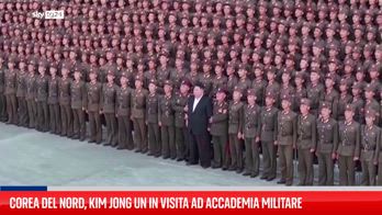 Corea del Nord, Kim Jong Un in visita ad accademia militare