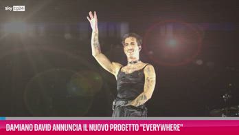 VIDEO Damiano David annuncia il nuovo progetto "Everywhere"