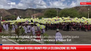 Papa a Timor Est, migliaia di fedeli alle celebrazioni