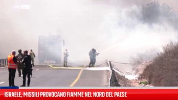 Israele, missili provocano fiamme nel Nord del Paese