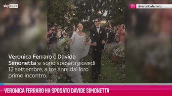 VIDEO Veronica Ferraro ha sposato Davide Simonetta