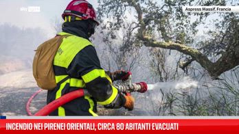 Pirenei, villaggi evacuati a causa degli incendi