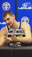 NBA, Nikola Jokic Ã¨ un fenomeno anche in conferenza stampa