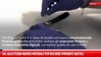 Uk, allo studio nuovo materiale per impronte digitali