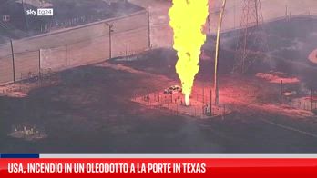 Usa, incendio di un oleodotto a La Porte, in Texas