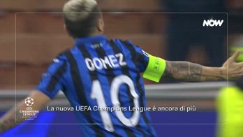 Champions League, la nuova campagna di NOW