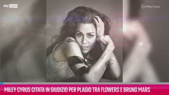 VIDEO Miley Cyrus citata per plagio tra Flowers e Bruno Mars