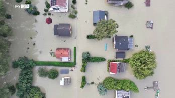 Maltempo in Ungheria, villaggio inondato