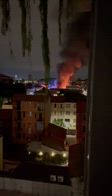 Milano, incendio in un capannone in disuso