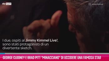 VIDEO George Clooney e Brad Pitt "contro" Matt Damon