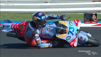 CADUTA ALEX MARQUEZ