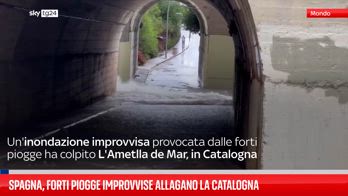 Spagna, forti piogge improvvise allagano la Catalogna