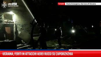 Ucraina, feriti in attacchi aerei russi su Zaporizhzhia