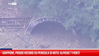 Giappone, piogge record su penisola di Noto: almeno 7 morti