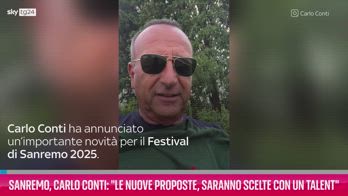 VIDEO Sanremo, Conti: "Nuove proposte scelte con un talent"