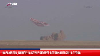 Navicella russa Soyuz riporta sulla terra tre astronauti