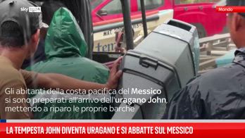 La tempesta John diventa uragano e si abbatte sul Messico