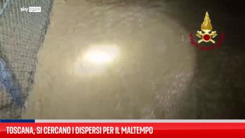 Toscana, si cercano i dispersi per il maltempo