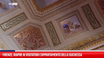 Firenze, riapre appartamento della duchessa di Savoia a Palazzo Pitti