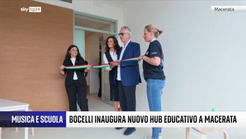 Musica e Scuola, Bocelli inaugura nuovo hub educativo