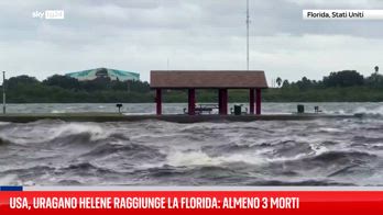 Usa, uragano Helene raggiunge la Florida: almeno 3 morti