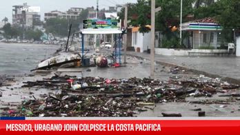 Messico, uragano John colpisce la costa pacifica