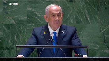 Netanyahu all'Onu: combatteremo fino alla vittoria totale