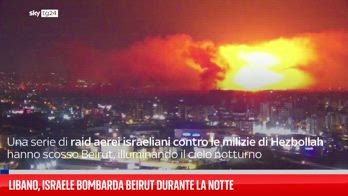 Libano, Israele bombarda Beirut durante la notte