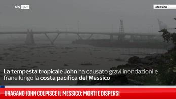 Uragano John colpisce il Messico: morti e dispersi