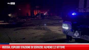 Russia, esplosione a stazione di servizio in Daghestan, 13 morti