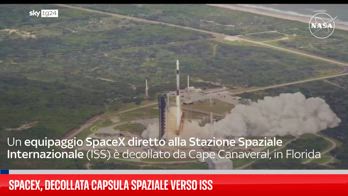 SpaceX, decollata capsula spaziale verso ISS