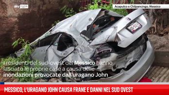 Messico, l’uragano John causa frane e danni nel sud ovest