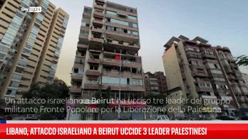 Attacco israeliano a Beirut uccide tre leader palestinesi