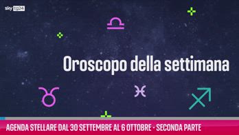 VIDEO Agenda stellare dal 30 settembre al 6 ottobre - 2°