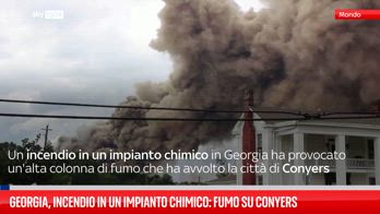 Usa, incendio in un impianto chimico in Georgia