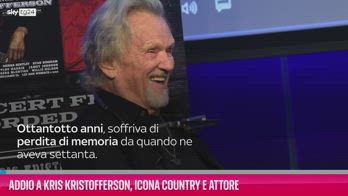 VIDEO Addio a Kris Kristofferson, icona country e attore