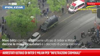 Arrestati ultras di Inter e Milan per "infiltrazioni criminali nelle curve"