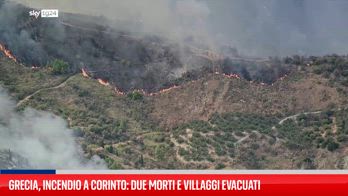 Grecia, Due morti per l'incendio nel sud del Paese