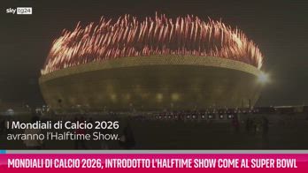 VIDEO Mondiali di calcio 2026, introdotto l'Halftime Show