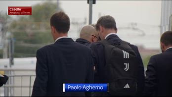 coll aghemo partenza juve da caselle