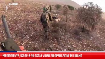 Medioriente, Israele rilascia video su operazione in Libano