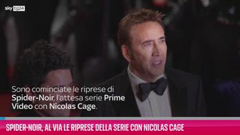 VIDEO Spider-Noir, le riprese della serie con Nicolas Cage