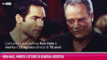 VIDEO Ron Hale, morto lâattore di General Hospital