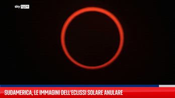 Lo spettacolo dell'eclisse solare in Sud America