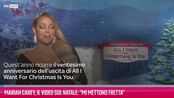 VIDEO Mariah Carey, il video sul Natale: "Mi mettono fretta"