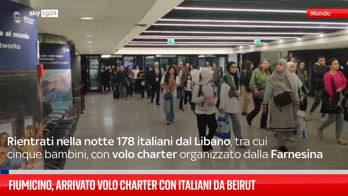 Rientrati 178 italiani da Beirut con un volo charter